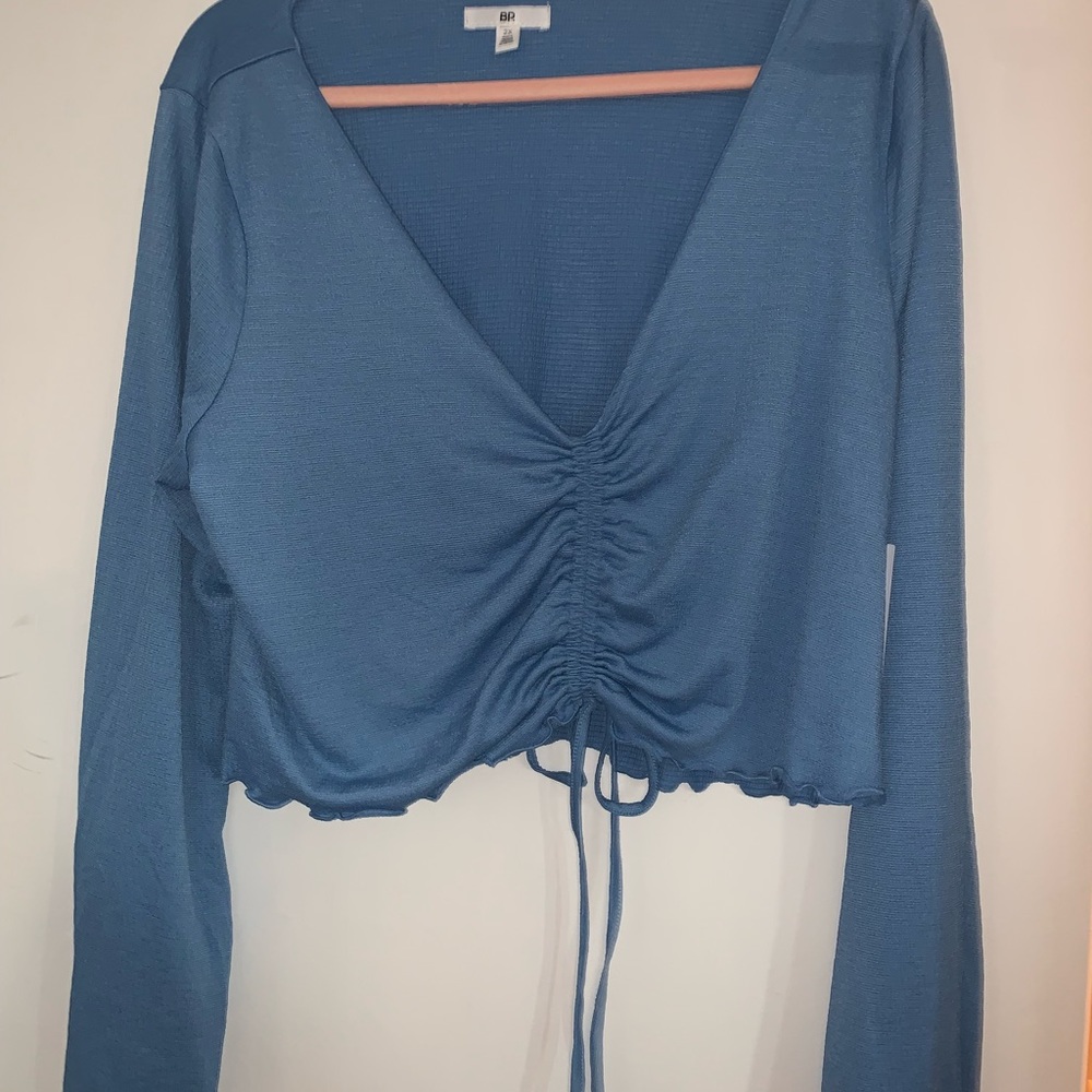 BP Baby Blue Crop Top